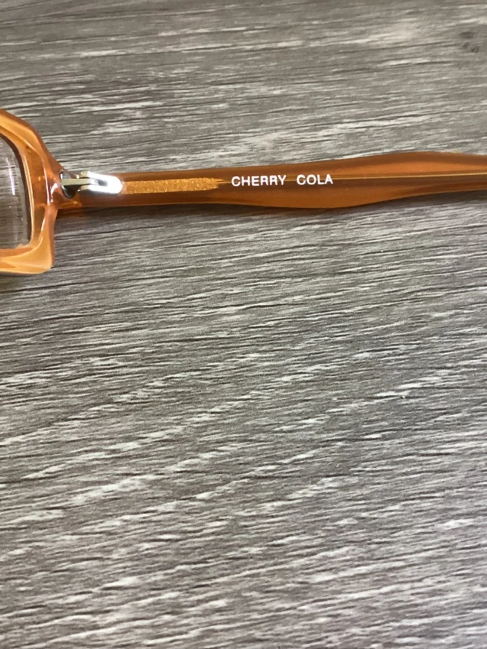 Booth And Bruce Designer Frames Made In England 803 Cherry Cola Brown Hard Case.